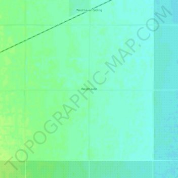 Westhaven topographic map, elevation, terrain