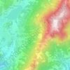 Fovo alto topographic map, elevation, terrain