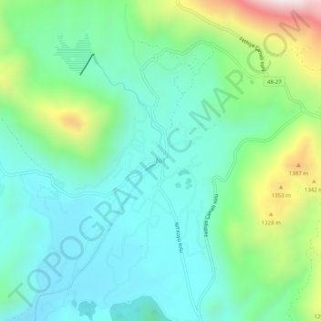 Nif topographic map, elevation, terrain