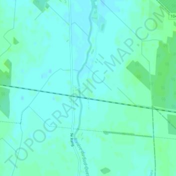 Sainte-Brigide topographic map, elevation, terrain