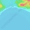 Goulais Bay topographic map, elevation, terrain