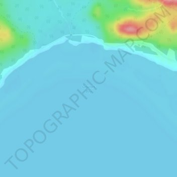 Goulais Bay topographic map, elevation, terrain