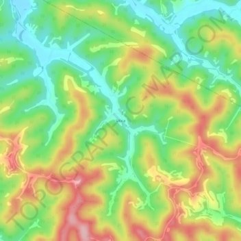 Utica topographic map, elevation, terrain