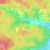 Guillemont topographic map, elevation, terrain