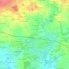 La Croix Denieul topographic map, elevation, terrain