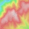 Serra do Boi topographic map, elevation, terrain