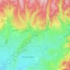 Les Naudins topographic map, elevation, terrain
