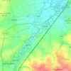 Binnewitz topographic map, elevation, terrain