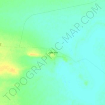 Camballin topographic map, elevation, terrain