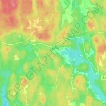 Skärvgöl topographic map, elevation, terrain