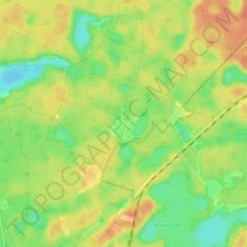 Wittwien topographic map, elevation, terrain