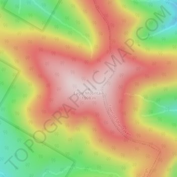 Eagle Mountain topographic map, elevation, terrain