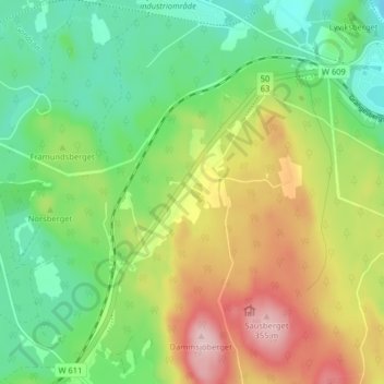 Skeppmora topographic map, elevation, terrain