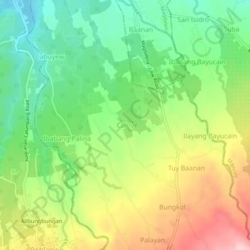 Culoy topographic map, elevation, terrain