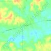Green Gables topographic map, elevation, terrain