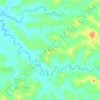 La Salette topographic map, elevation, terrain