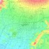 Yogyakarta topographic map, elevation, terrain