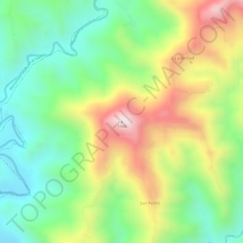 1188 topographic map, elevation, terrain