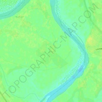 `Abbas topographic map, elevation, terrain