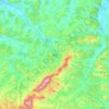 Zalău topographic map, elevation, terrain