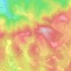 Lignières Hautes topographic map, elevation, terrain