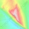 Timpa di San Lorenzo topographic map, elevation, terrain