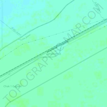 Zaheerabad topographic map, elevation, terrain