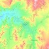 Copiapó topographic map, elevation, terrain