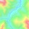La Pila topographic map, elevation, terrain