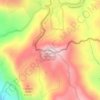 Sassafras Mountain topographic map, elevation, terrain