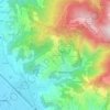 Cerreto topographic map, elevation, terrain