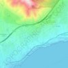 La Capellanía topographic map, elevation, terrain
