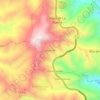 Boquerón topographic map, elevation, terrain