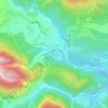 Priuso topographic map, elevation, terrain