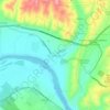 Rio de Moinhos topographic map, elevation, terrain