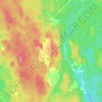 Pålskog topographic map, elevation, terrain