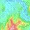Fromenty topographic map, elevation, terrain