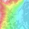 Troll Falls topographic map, elevation, terrain