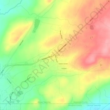 Mohawk topographic map, elevation, terrain