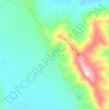 Kani Miran Baba Ali topographic map, elevation, terrain