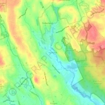 Nut Plains topographic map, elevation, terrain