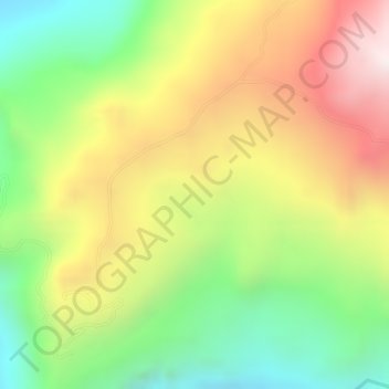 El Hato topographic map, elevation, terrain