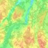 Merrickville topographic map, elevation, terrain