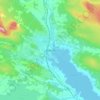Bollnäs topographic map, elevation, terrain