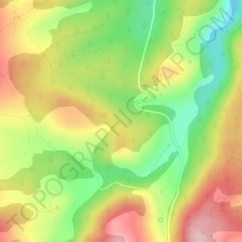 Mas de Grau topographic map, elevation, terrain