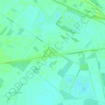 Boschi topographic map, elevation, terrain