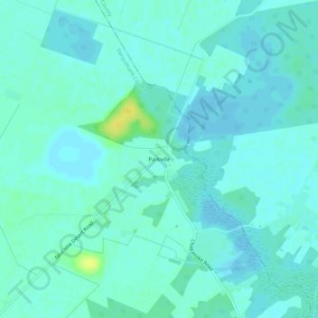 Parkville topographic map, elevation, terrain