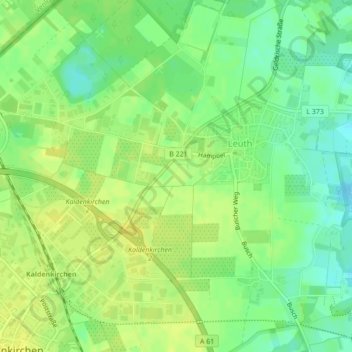 Austal topographic map, elevation, terrain