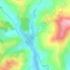 Mărtinești topographic map, elevation, terrain