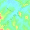 Comnidades topographic map, elevation, terrain